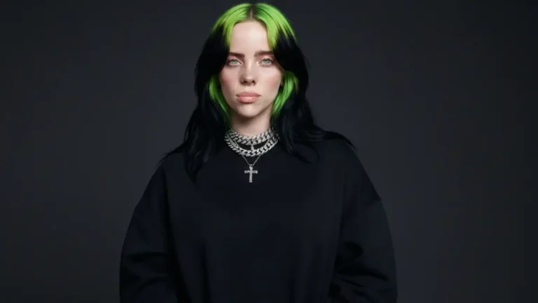 Billie Eilish - młoda piosenkarka w charakterystycznym czarnym outficie