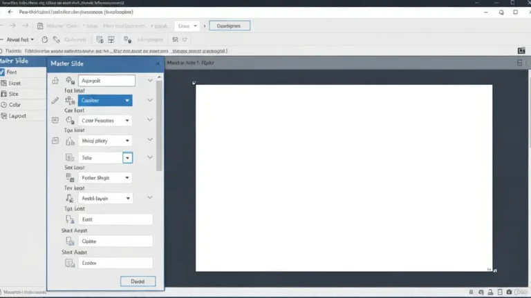 Ekran PowerPoint z otwartym trybem edycji wzorca slajdów i widocznymi opcjami formatowania