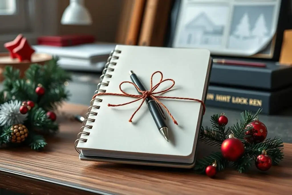 Elegancki notes i pióro jako prezent dla nauczyciela Elegancki notes i pióro jako prezent dla nauczyciela
