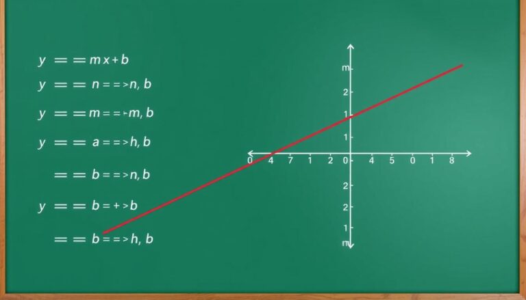 Wykres funkcji liniowej z parametrem m pokazujący, jak zmienia się nachylenie prostej dla różnych wartości parametru m