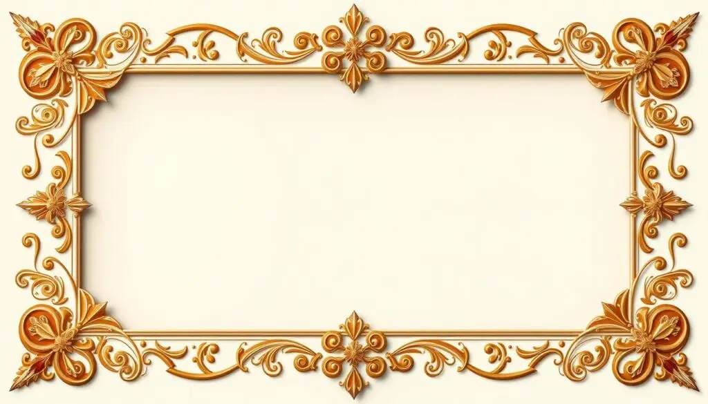 A custom-designed ornate frame with intricate floral and geometric patterns, delicately rendered in a warm, earthy color palette. The frame fills the foreground, with a subtle vignette effect creating a sense of depth. Subtle highlights and shadows add depth and dimension, giving the frame a luxurious, hand-crafted appearance. The background is a clean, minimal space, allowing the frame to be the central focus. The overall composition and level of detail convey a sense of elegance and personalization, perfectly suited for a Word document section on customizing page borders. A custom-designed ornate frame with intricate floral and geometric patterns, delicately rendered in a warm, earthy color palette. The frame fills the foreground, with a subtle vignette effect creating a sense of depth. Subtle highlights and shadows add depth and dimension, giving the frame a luxurious, hand-crafted appearance. The background is a clean, minimal space, allowing the frame to be the central focus. The overall composition and level of detail convey a sense of elegance and personalization, perfectly suited for a Word document section on customizing page borders.