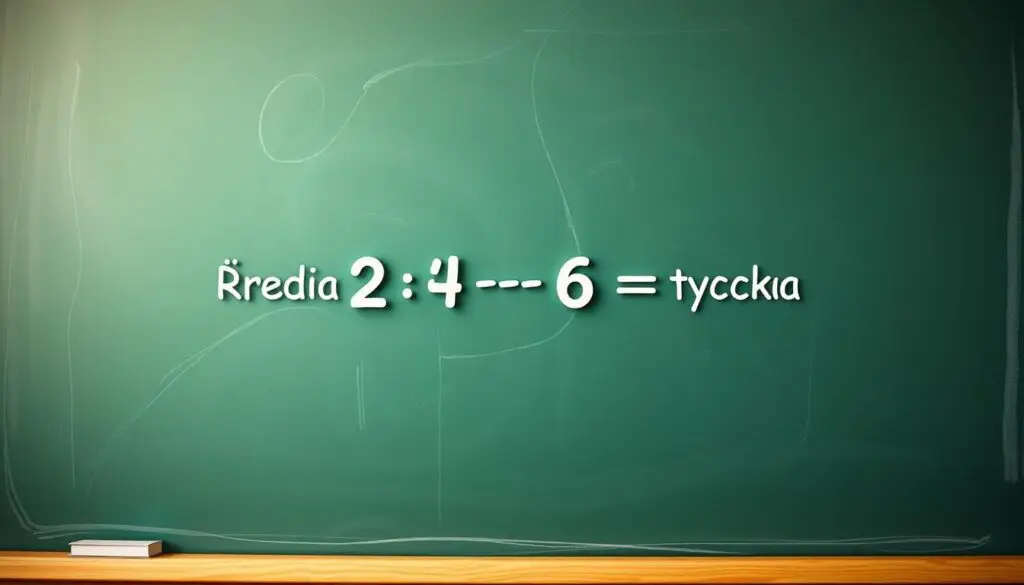 A vibrant chalkboard backdrop, with a crisp, clean surface and a subtle texture, sets the stage for the visual representation of "średnia arytmetyczna". In the foreground, a set of neatly arranged mathematical symbols and numbers float in a harmonious arrangement, conveying the essence of this statistical concept. The lighting is soft and diffused, creating a warm, educational atmosphere, while the camera angle is slightly elevated, giving a sense of depth and emphasis to the central elements. The overall composition is balanced and visually appealing, inviting the viewer to engage with the subject matter and understand the intricacies of calculating the arithmetic mean.
