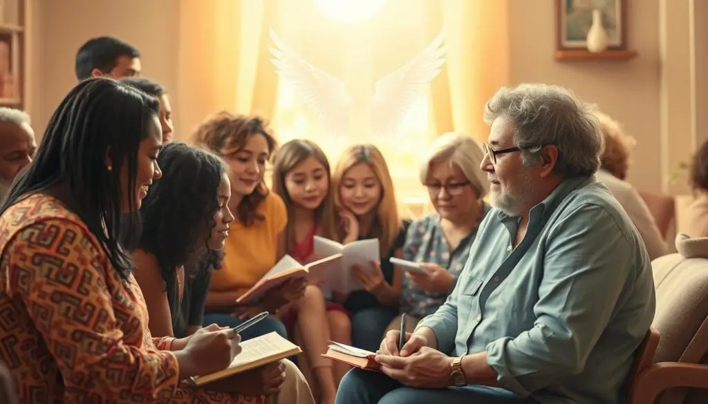 Osoby dzielące się świadectwami pomocy anioła od spraw beznadziejnych