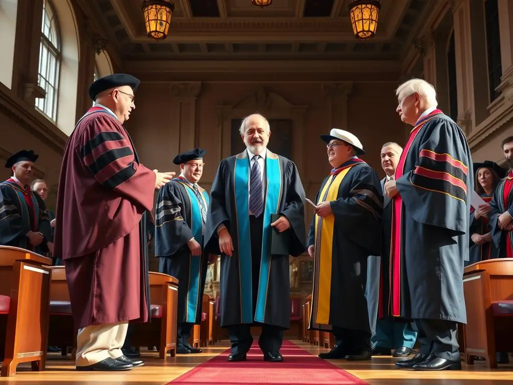 Ceremonia nadania tytułu profesorskiego - wpływ stopni naukowych na zarobki naukowców