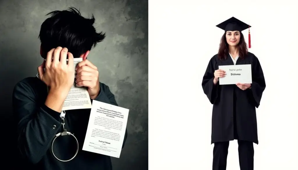 Kupno matury - porównanie ryzyka i korzyści