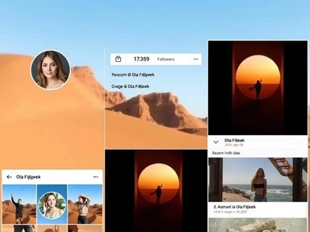 Ola Filipek na swoim profilu Instagram @ola.filipek