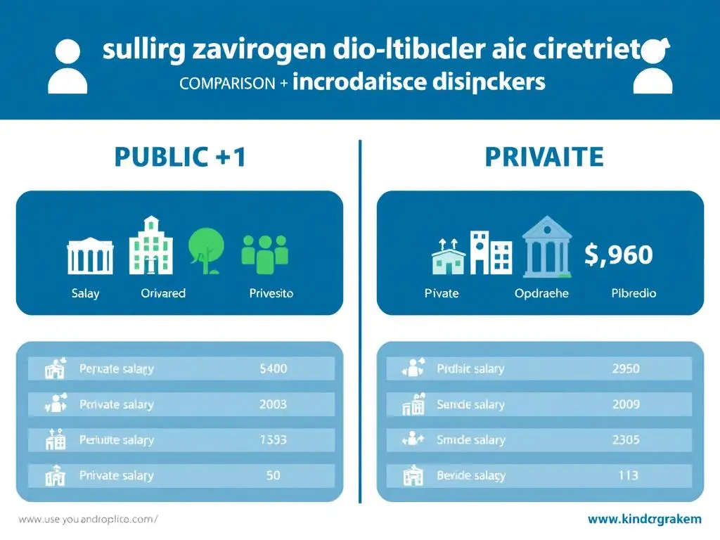 Porównanie zarobków dyrektorów przedszkoli publicznych i prywatnych