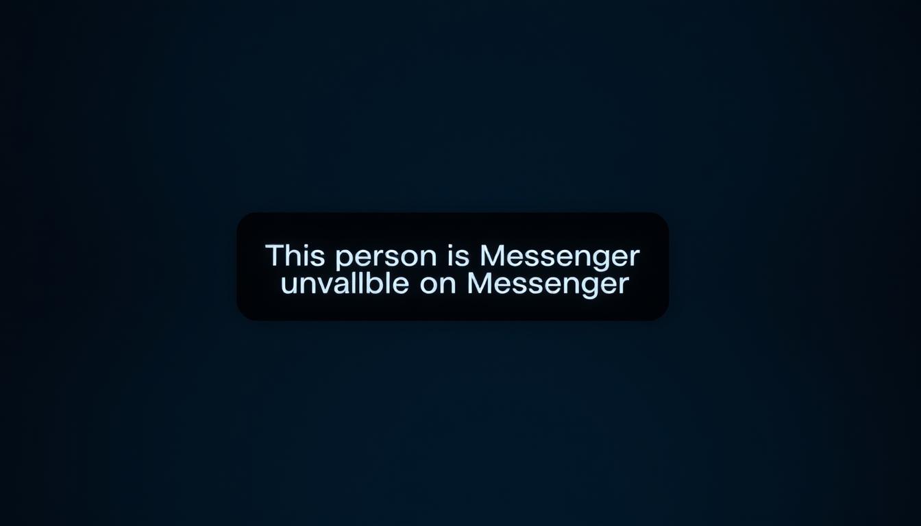 ta osoba jest niedostępna w messengerze