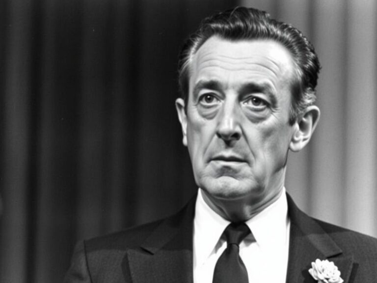 Albert Camus, autor Dżumy, podczas odbierania Nagrody Nobla w 1957 roku