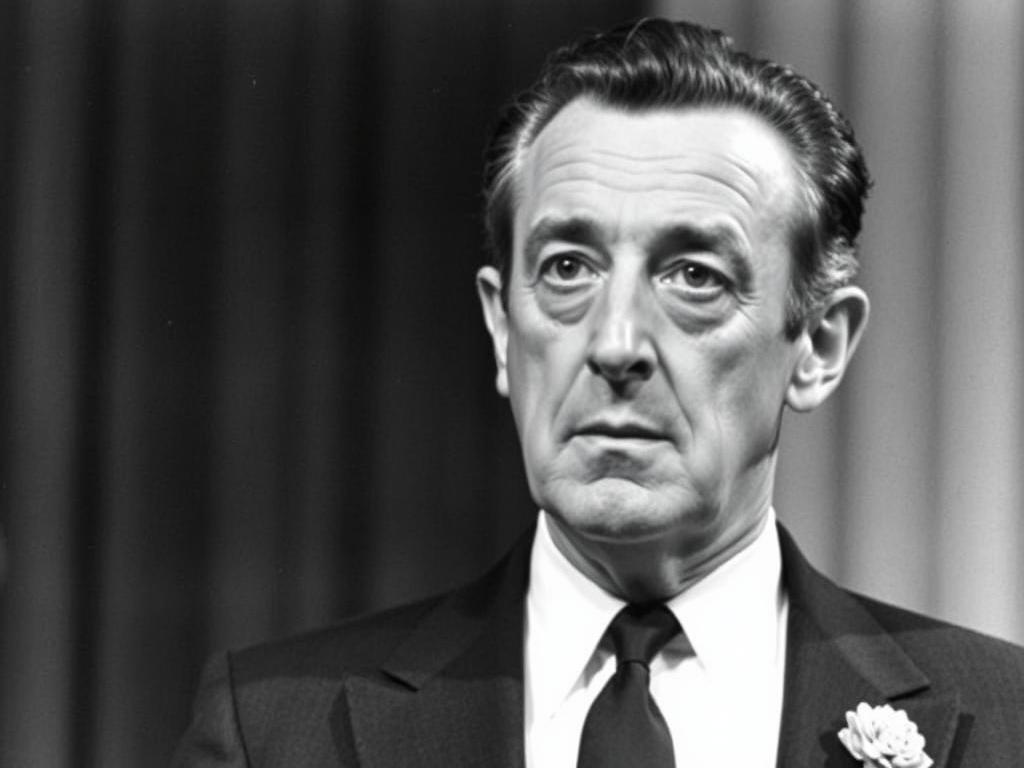 Albert Camus, autor Dżumy, podczas odbierania Nagrody Nobla w 1957 roku