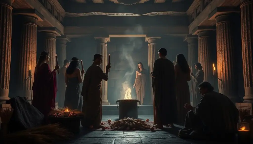 Artystyczna wizja Misteriów Eleuzyjskich, w jaki sposób Grecy oddawali cześć bogom