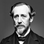 Carlo Collodi - autor książki Pinokio, portret włoskiego pisarza z XIX wieku