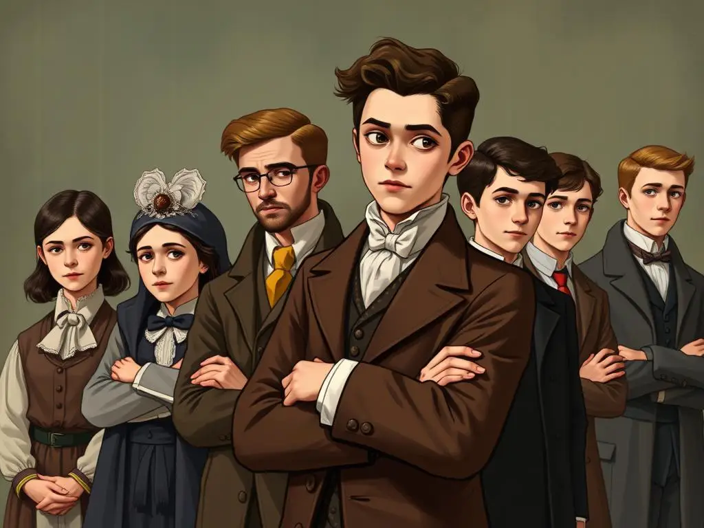 Główni bohaterowie powieści Serce autorstwa Edmondo De Amicisa