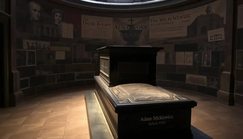 Grób Adama Mickiewicza na Wawelu - miejsce spoczynku autora Dziadów