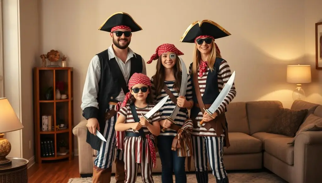 Kompletny strój pirata jak zrobić w domu - efekt końcowy