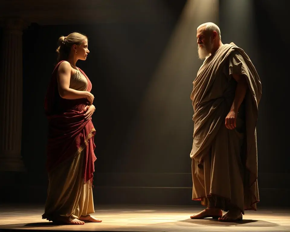 Konflikt między Antygoną a Kreonem - kluczowy motyw tragedii Sofoklesa