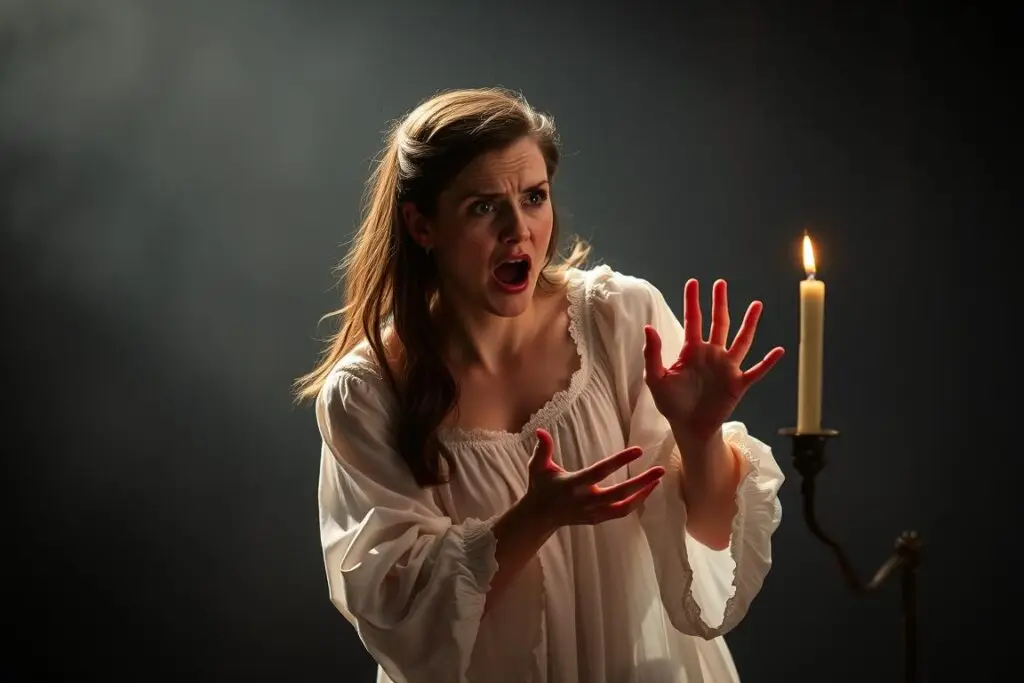 Lady Makbet w scenie obłędu, tragedia Williama Szekspira