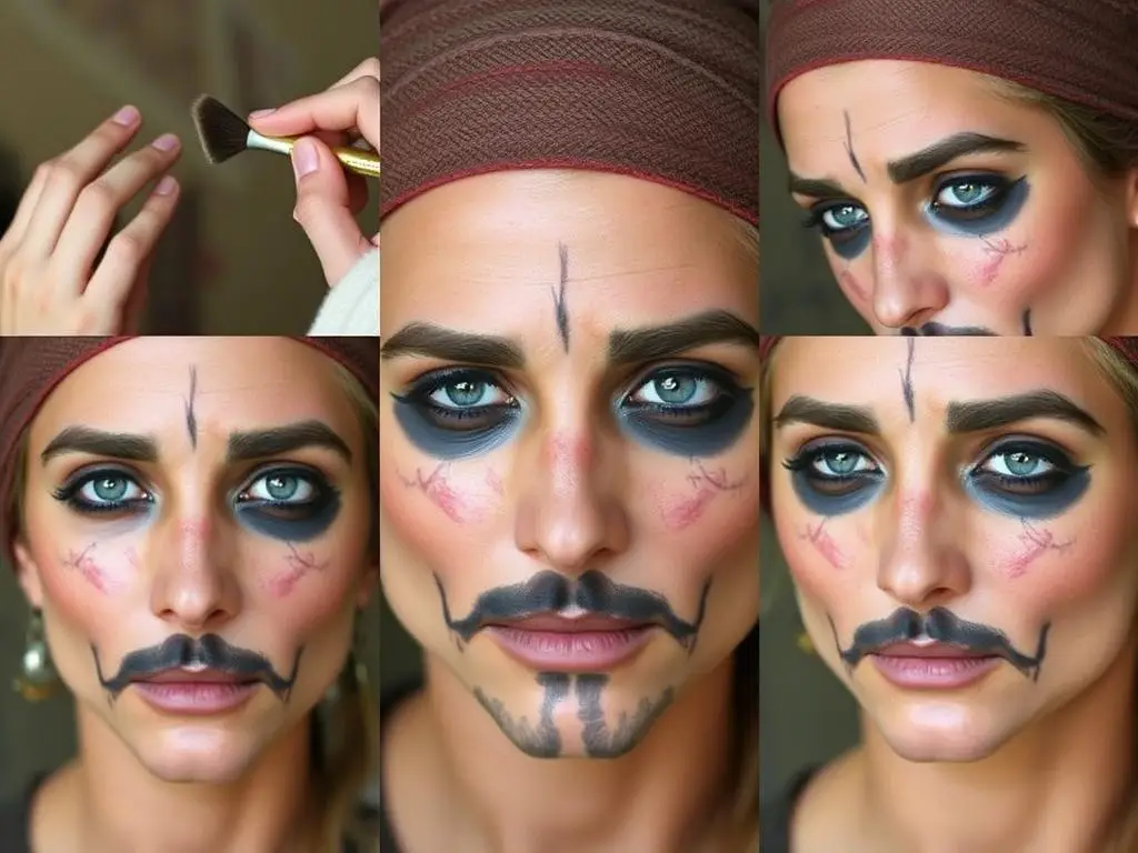 Makijaż pirata jak zrobić - proste techniki charakteryzacji