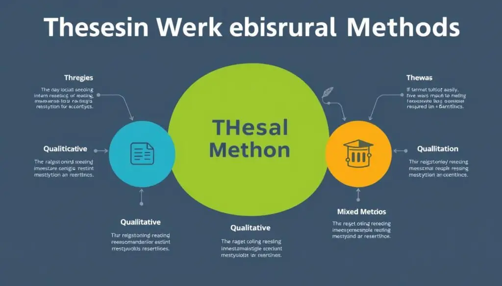 Metody badawcze w pracy dyplomowej - infografika z podziałem metod