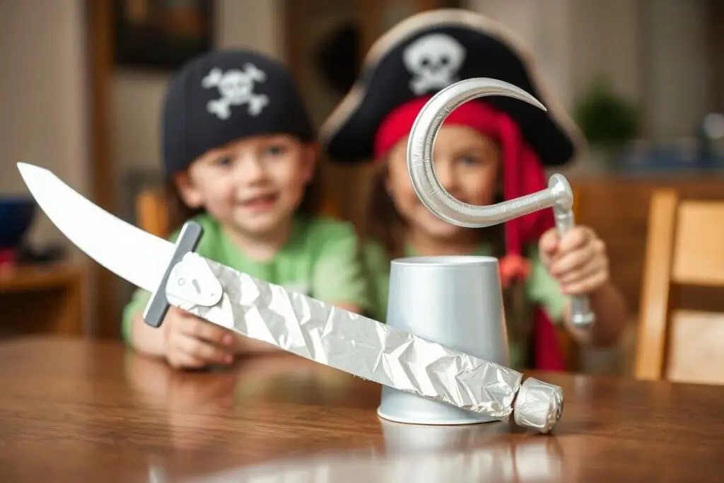 Miecz pirata i hak jak zrobić bezpiecznie dla dzieci