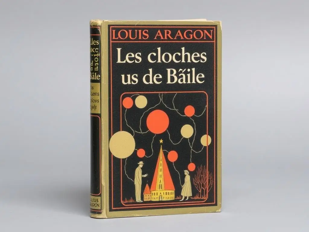 Okładka książki Dzwony Bazylei autorstwa Louisa Aragona
