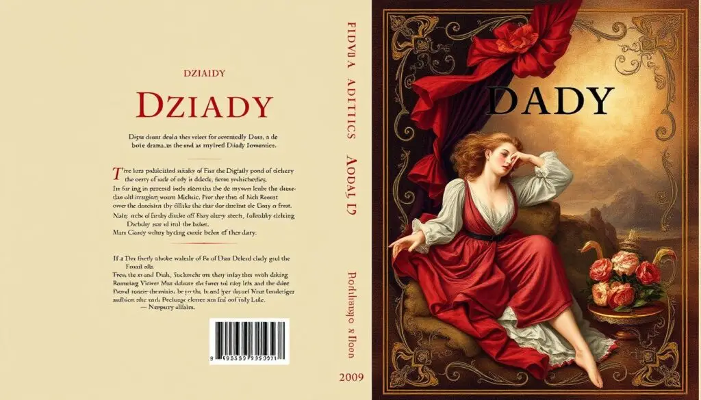 Okładka książkowego wydania Dziadów Adama Mickiewicza