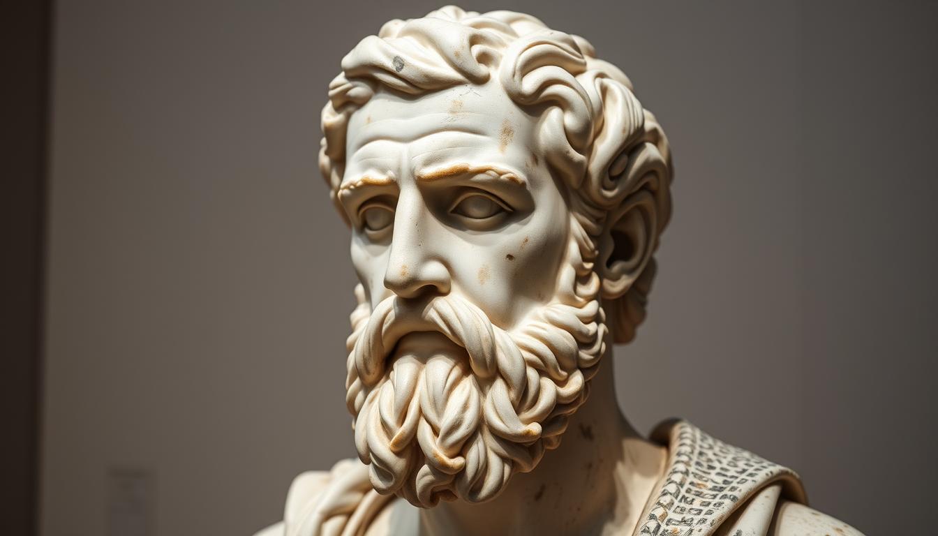 Popiersie Sofoklesa, autora Antygony, starożytnego dramaturga greckiego