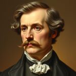 Portret Adama Mickiewicza, autora słów Litwo ojczyzno moja