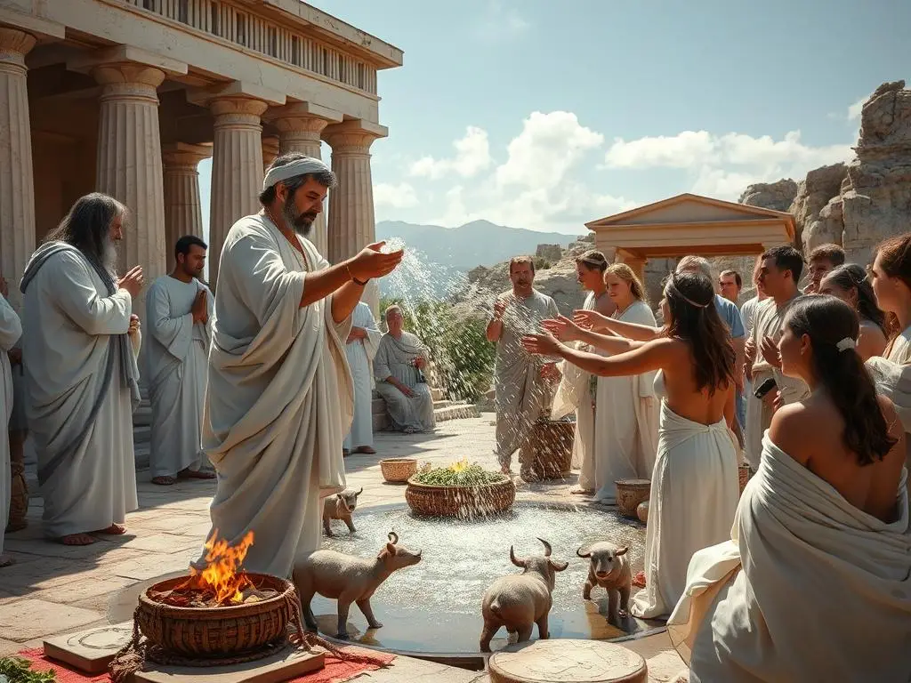 Rytuał oczyszczenia w starożytnej Grecji, w jaki sposób Grecy oddawali cześć bogom