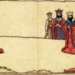 Starożytna ilustracja przedstawiająca wczesną wersję opowieści o Kopciuszku