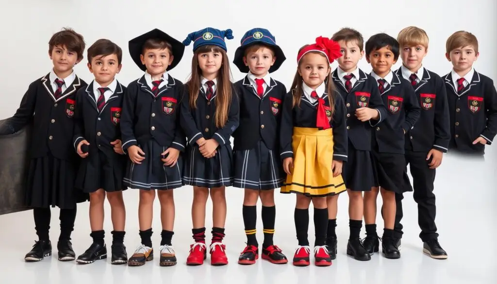 Strój uczniów Akademii Pana Kleksa