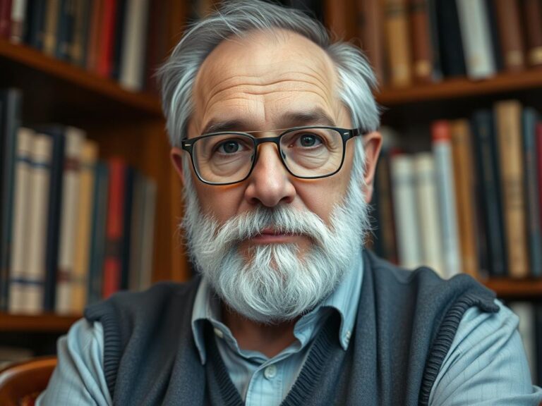 Umberto Eco - włoski pisarz, autor powieści Imię róży