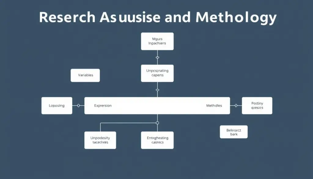 Założenia badawcze pracy magisterskiej - schemat procesu badawczego