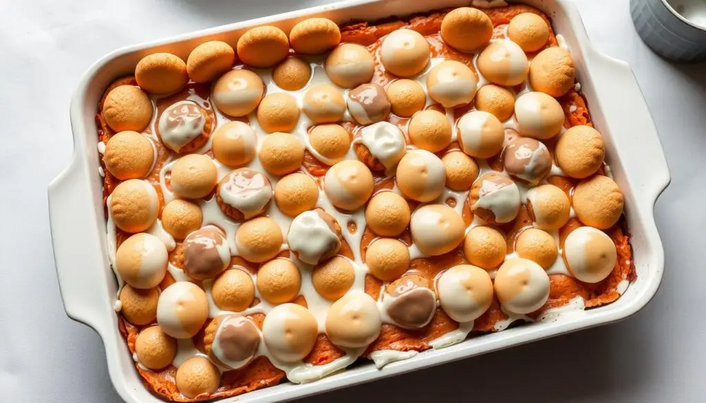 Ciasto góra lodowa przygotowane na dużą blachę, idealne na przyjęcia rodzinne