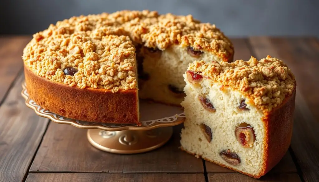 Gotowe ciasto ucierane ze śliwkami siostry Anastazji z kruszonką