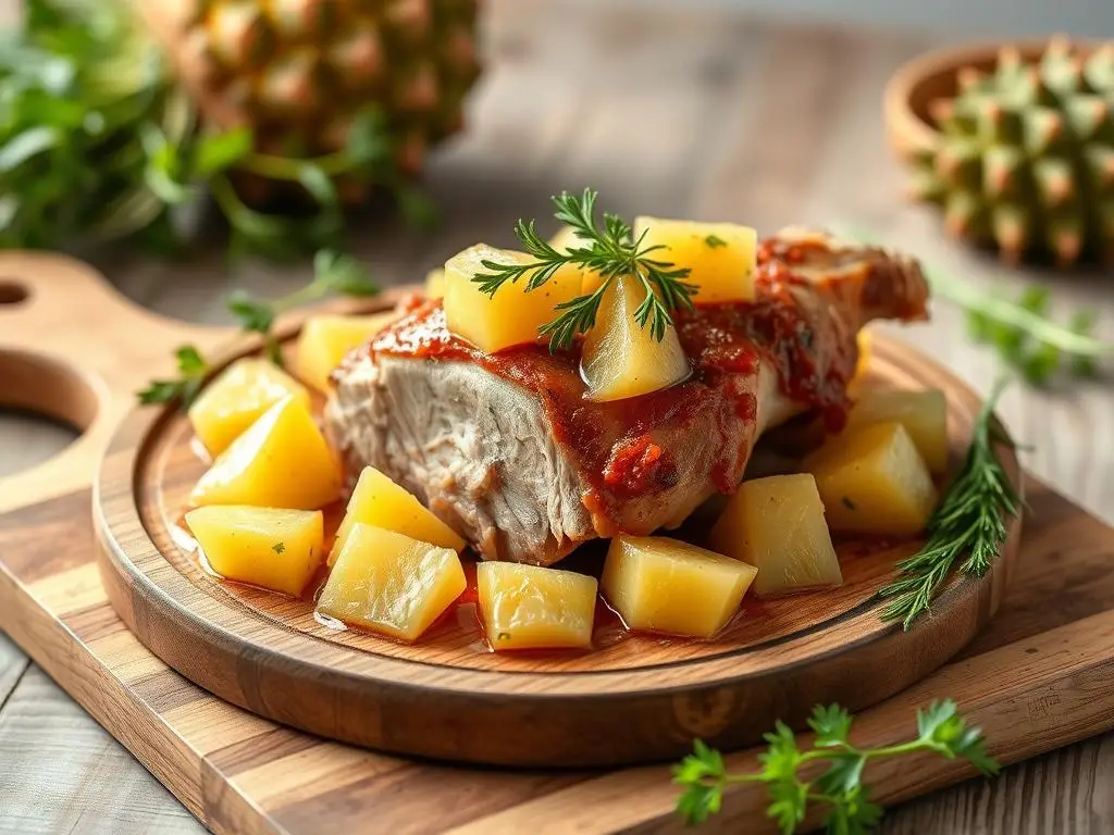 Karkówka z ananasem siostry Anastazji