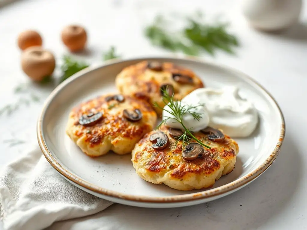 Kotlety ziemniaczane z pieczarkami siostry Anastazji