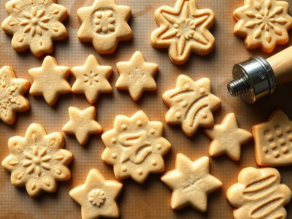 Kruche ciastka z maszynki siostry Anastazji o różnych kształtach Kruche ciastka z maszynki siostry Anastazji o różnych kształtach