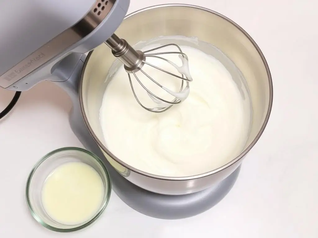 Przygotowanie kremu śmietanowego do ciasta malinowa chmurka siostry Anastazji