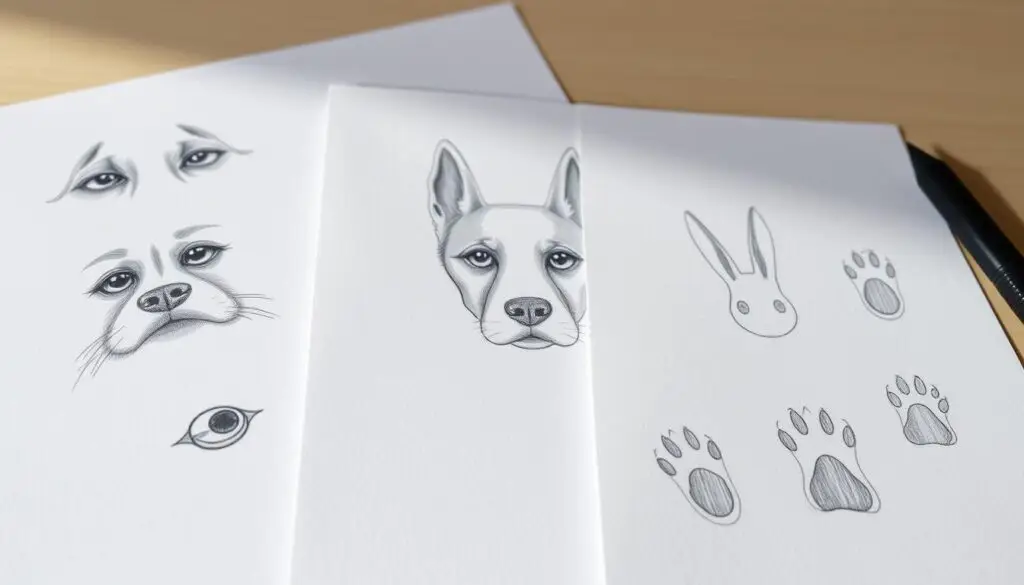 Przykładowe ćwiczenia do doskonalenia rysunku psa