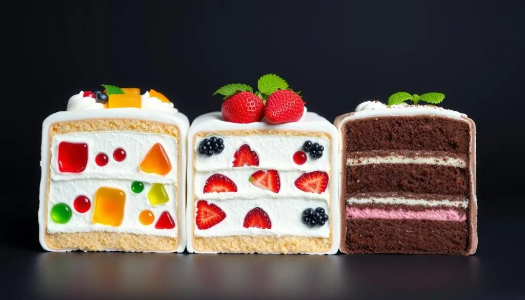 Różne warianty śmietanowca z galaretką siostry Anastazji