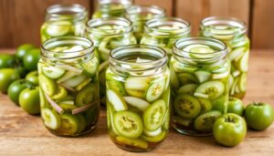 Sałatka z zielonych pomidorów na zimę siostry Anastazji w słoikach