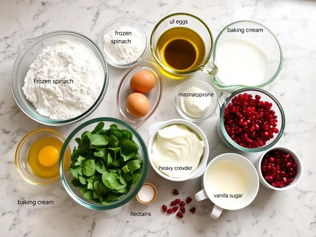 Składniki potrzebne do przygotowania ciasta leśny mech siostry Anastazji ułożone na blacie kuchennym