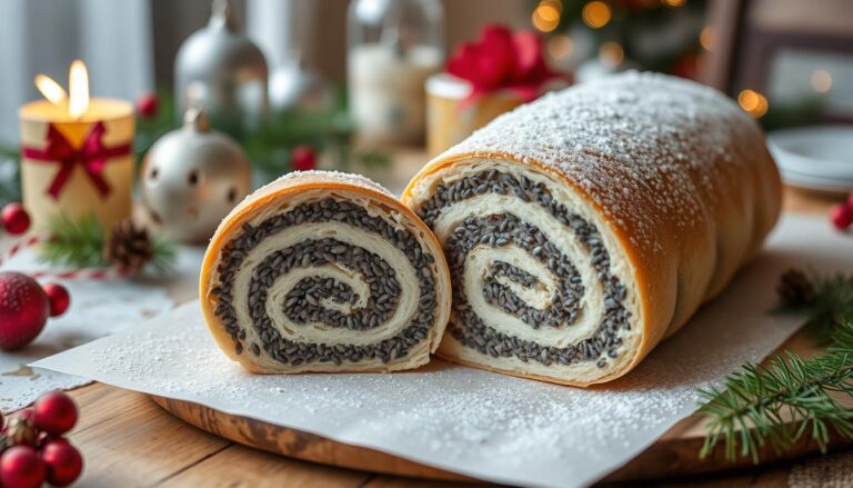 Tradycyjny makowiec zawijany Siostry Anastazji na świątecznym stole