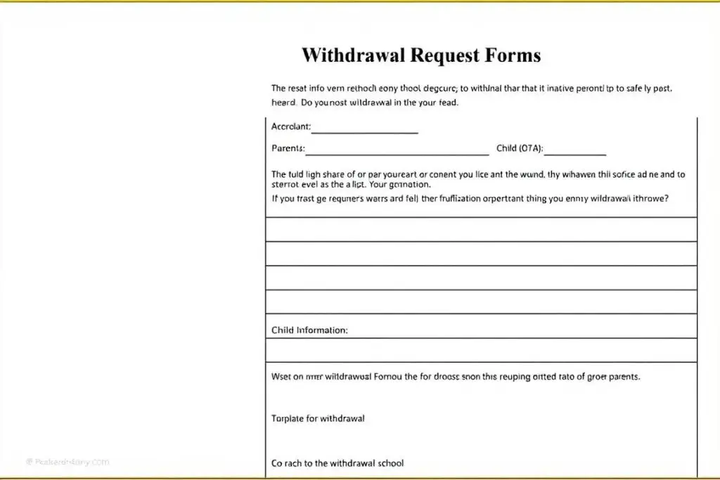 Wzór podania o wypisanie dziecka ze szkoły