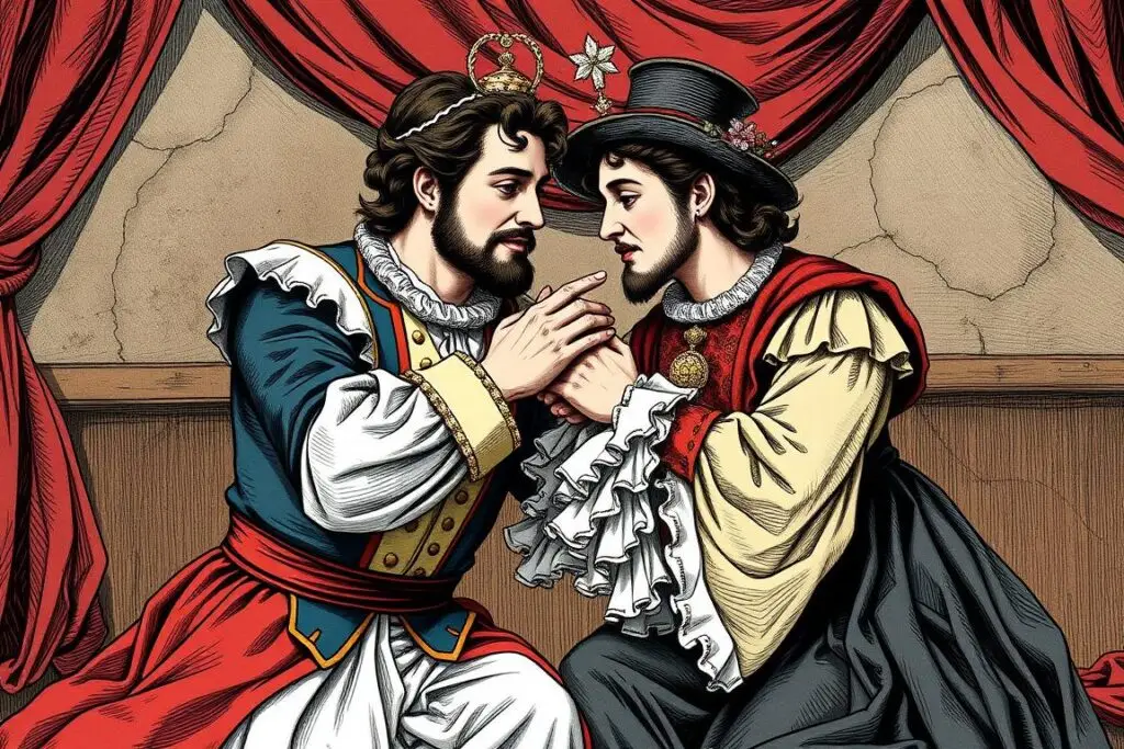 Amant w commedia dell'arte - historyczne przedstawienie roli amanta w tradycyjnym włoskim teatrze