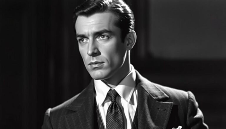 Amant w klasycznym filmie polskim - elegancki mężczyzna w garniturze z lat 30.