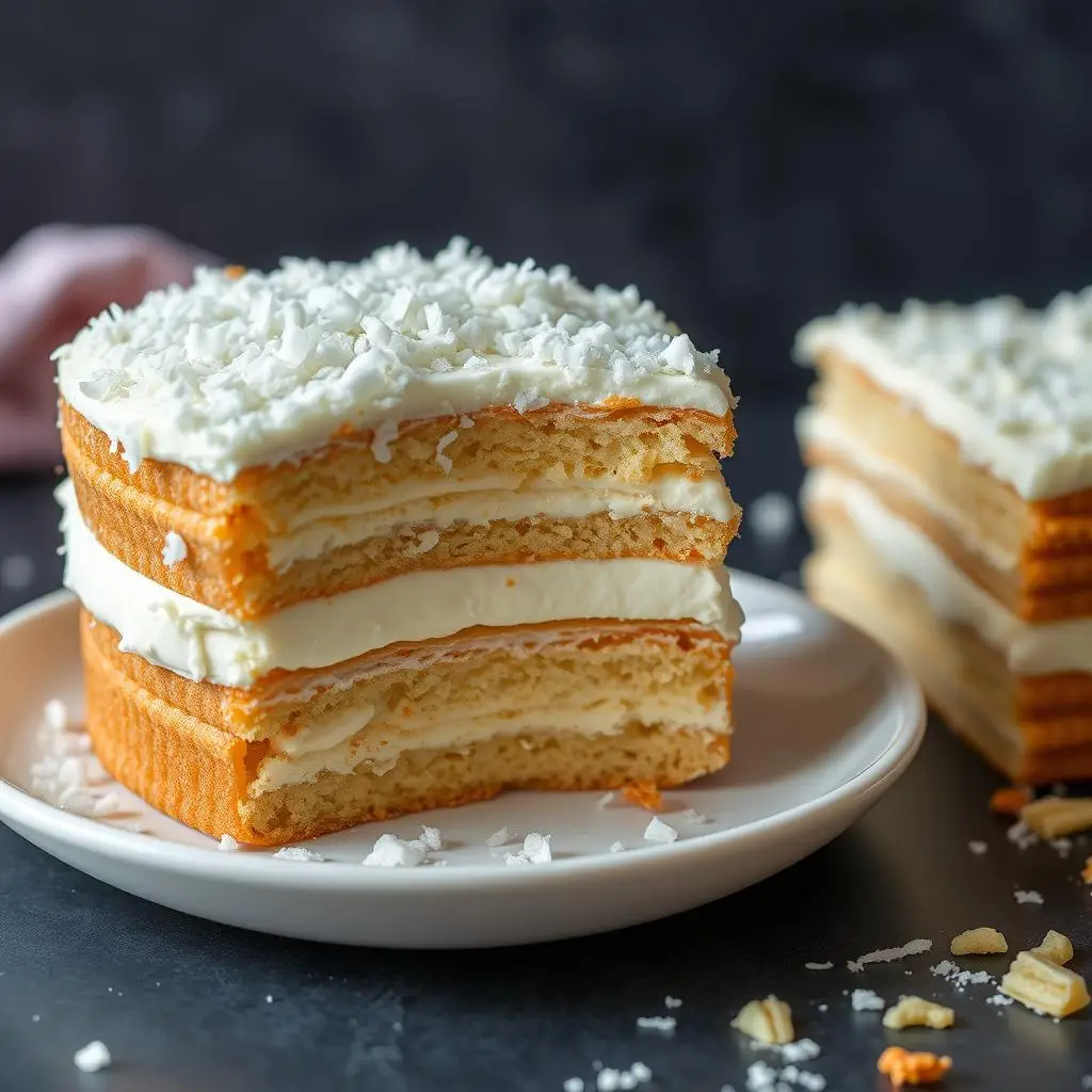 Biała dama bez pieczenia - szybka wersja ciasta