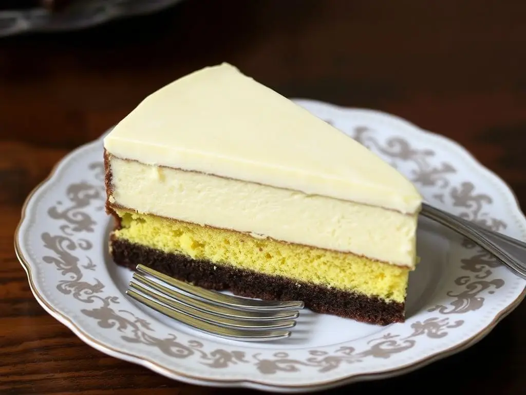 Ciasto z masą grysikową siostry Anastazji na talerzu