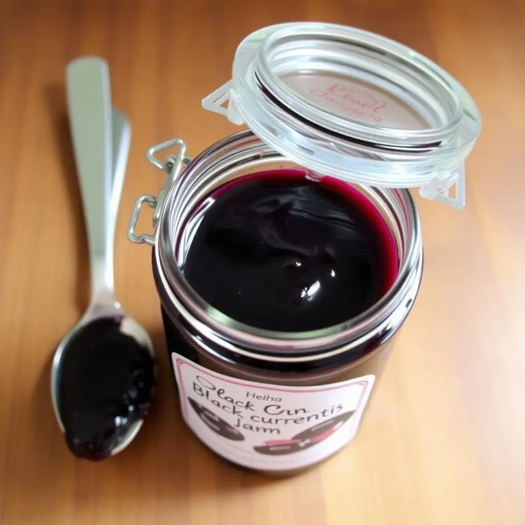 Dżem z czarnej porzeczki do przepisu na ciasto pani Walewska siostry Anastazji z orzechami